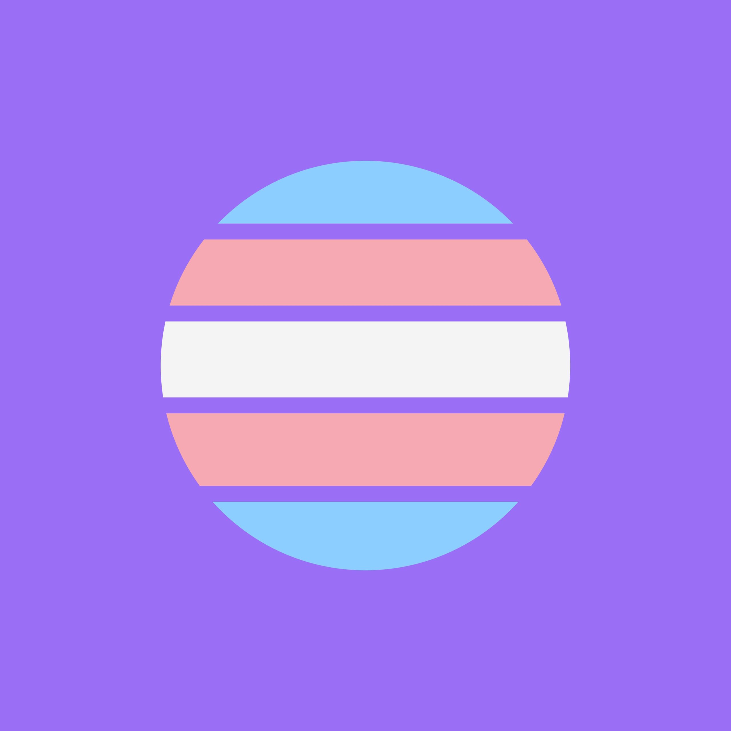 Transgender Flag (Rounded)